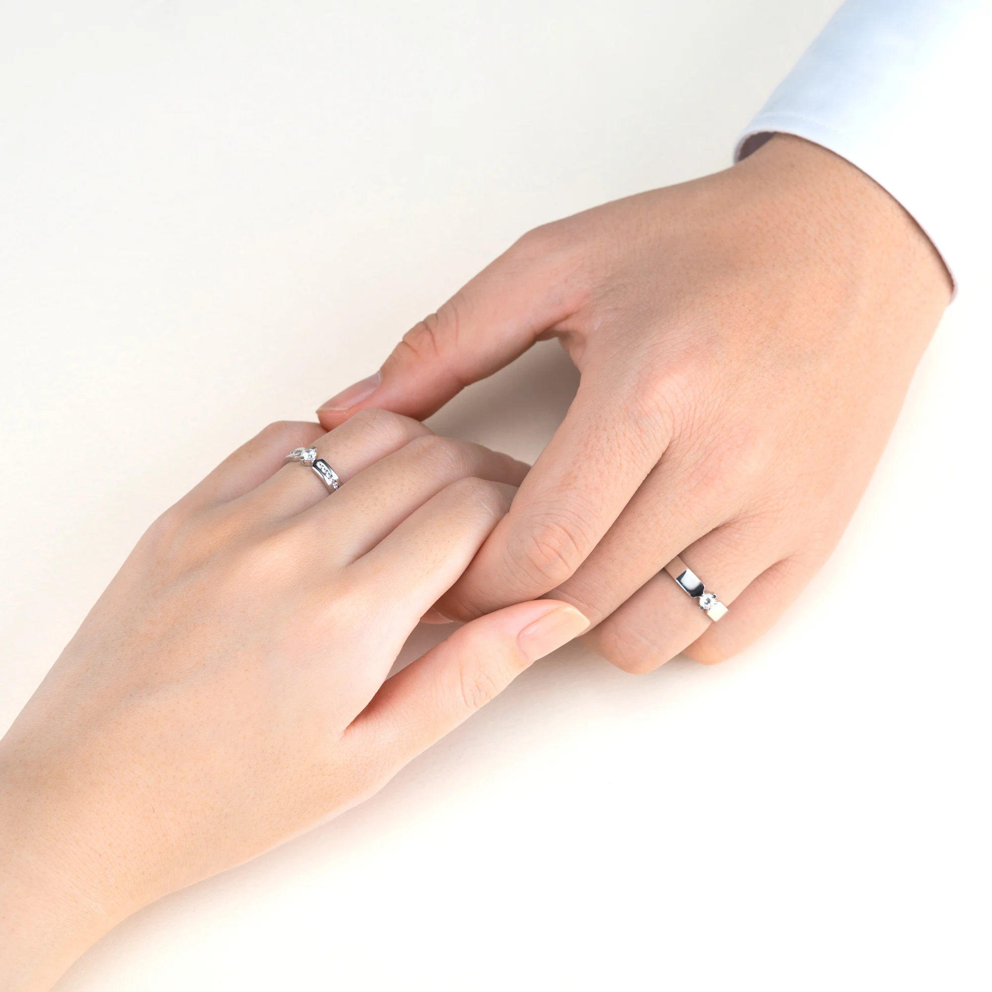 Diamond Wedding Band Set NCC3012 6
